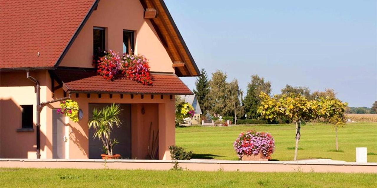 Maison Accueillante A Ebersheim Avec Vue Sur Les Montagnes Екстериор снимка